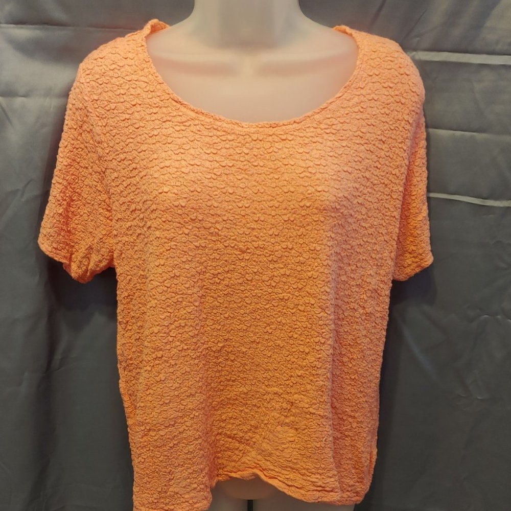 Peach Summer Stretch Top